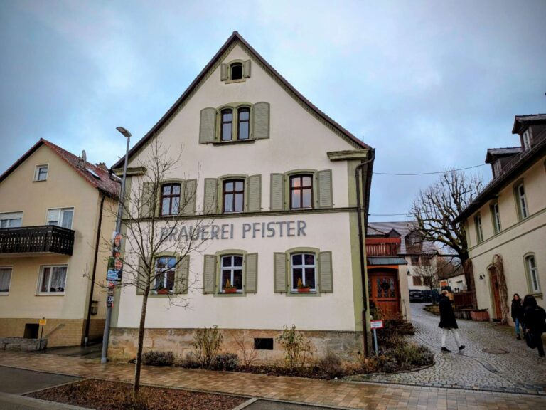 Delegates visited the traditional Brewery Pfister to learn about processing of organic products and marketing