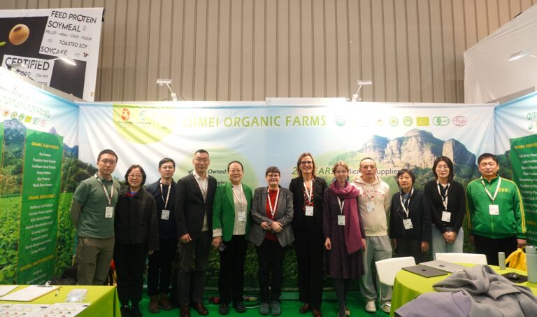 Qimei Company, one of the largest organic producers and retail companies in China’s Hebei Province, attends BIOFACH as part of the DCZ-led delegation