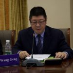 Mr. Geng WANG gives comments
