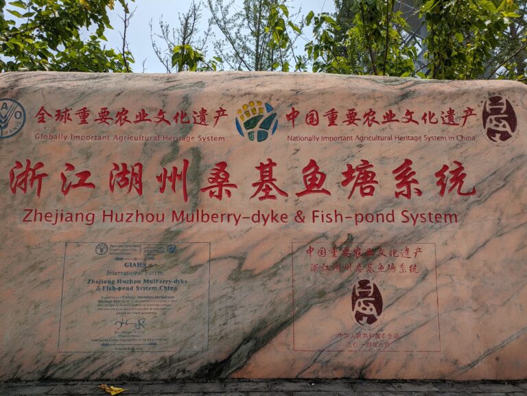 Mulberry dyke fish pond system in Digang Village