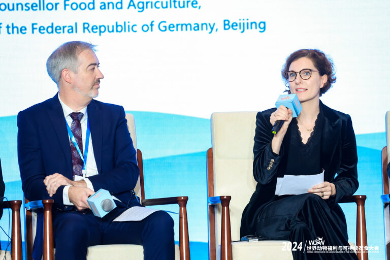 Germany's Agriculture Counselor Friederike Dörfler joins the panel discussion