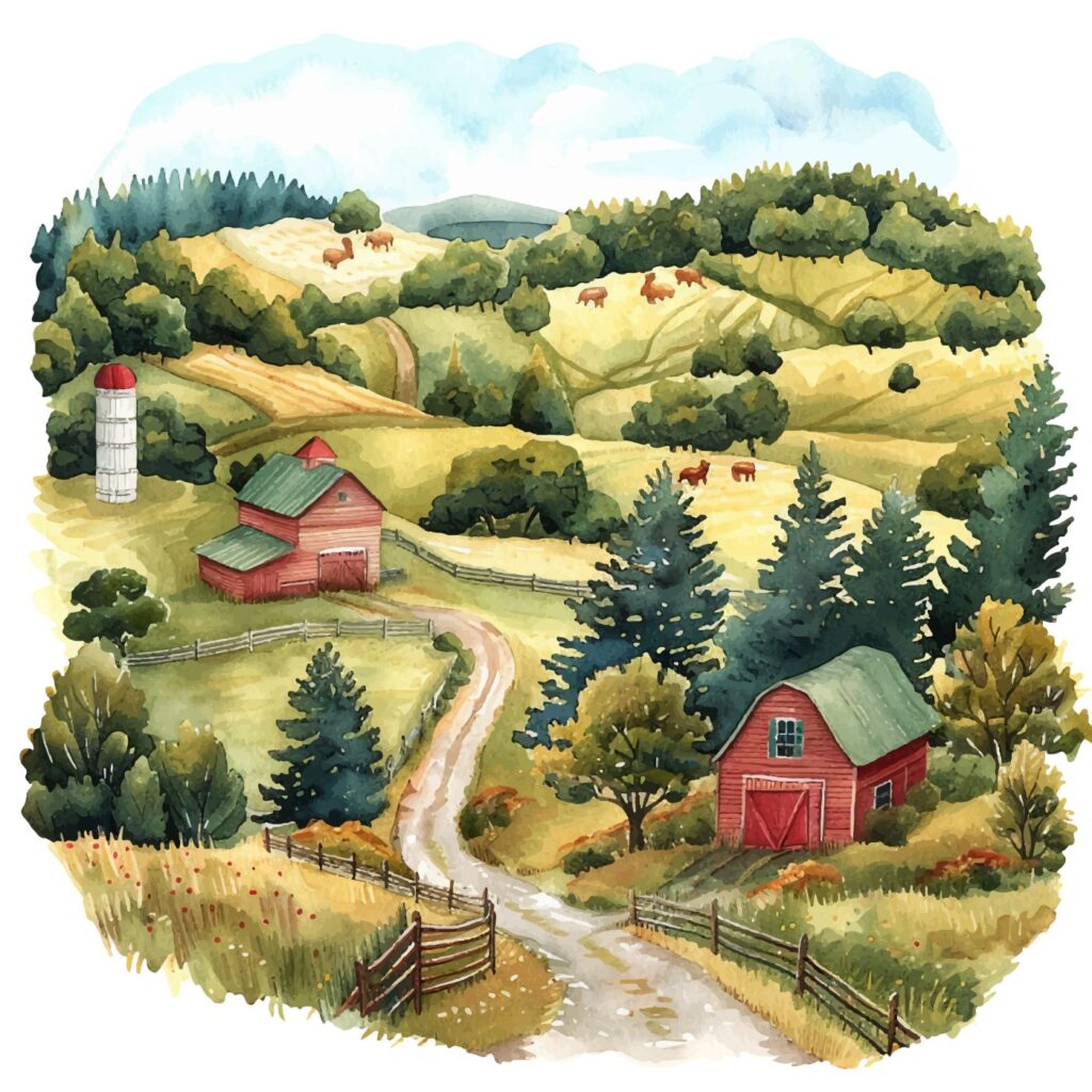 toolbox-German farm landscape