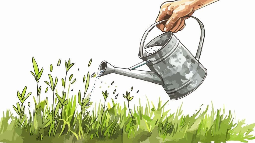toolbox-watering plants