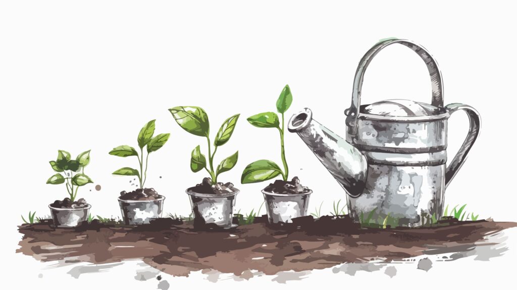 toolbox-watering plants
