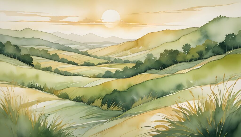 toolbox-wheat field in mountains