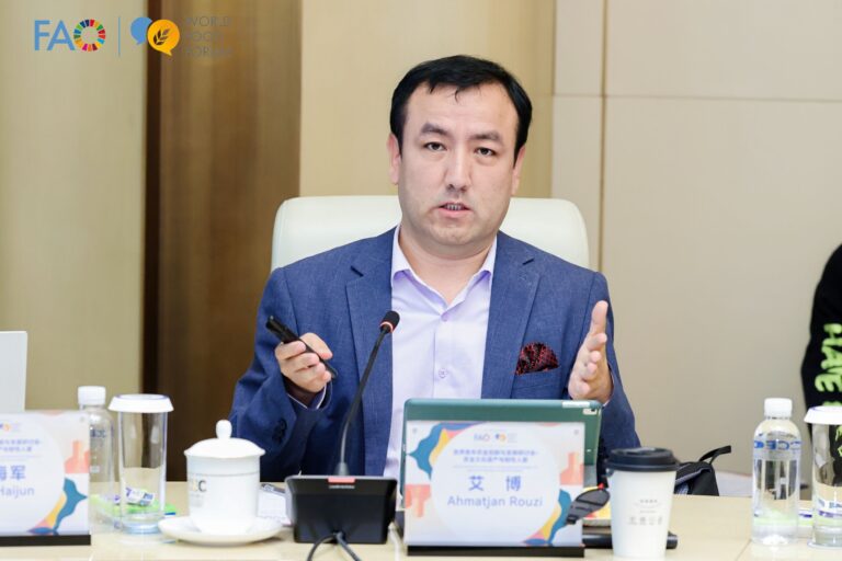 DCZ expert Ahmatjan Rouzi joins roundtable on agricultural heritage and resilient habitat